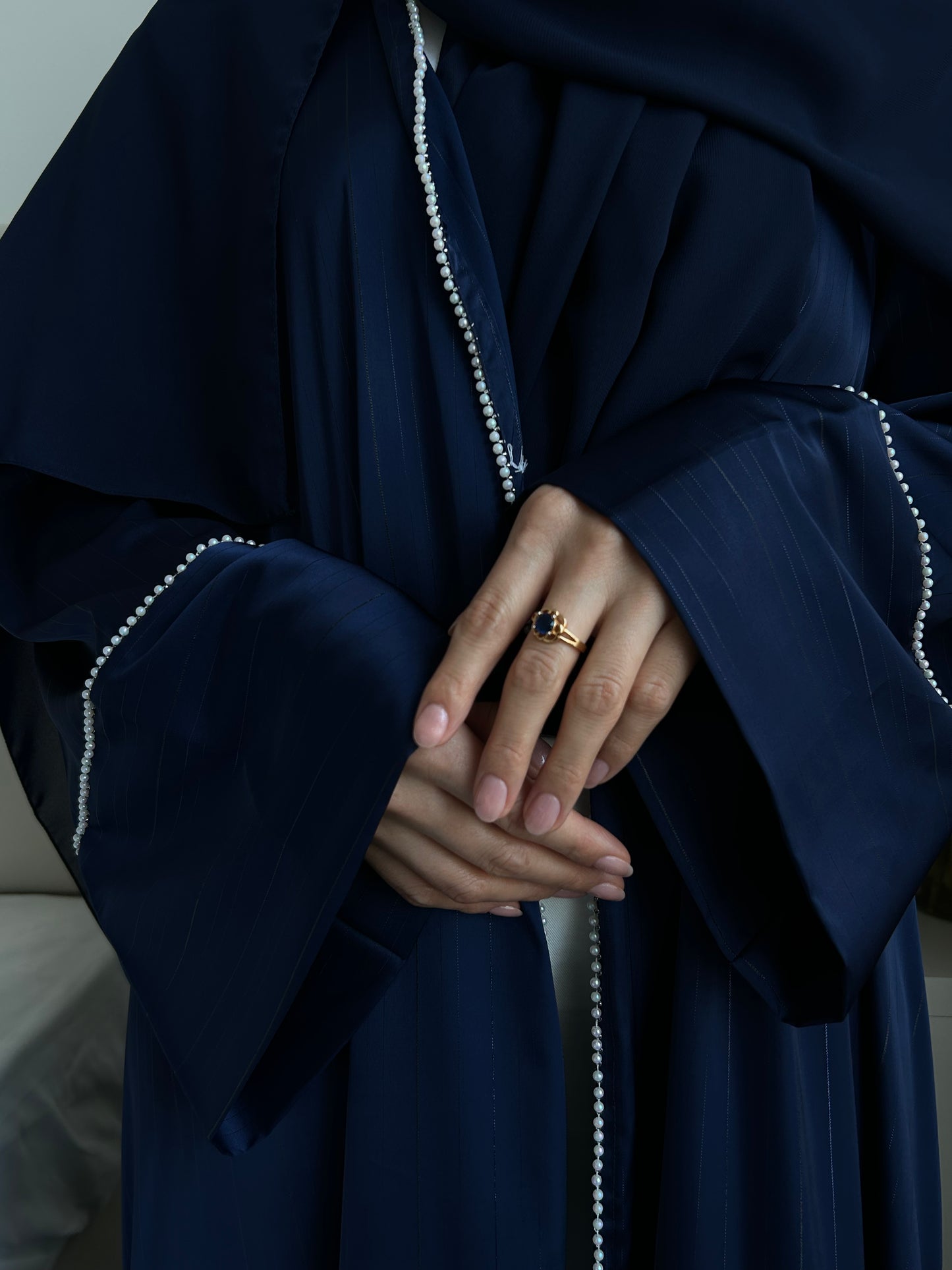 casual satin abaya